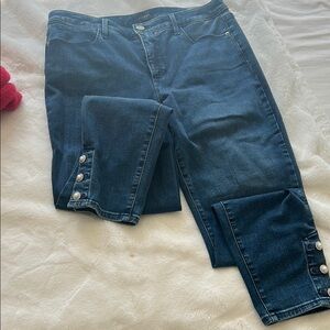 Talbots Blue Jeggings with Smooth Denim